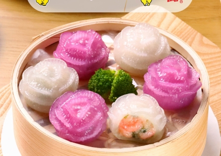 HÁ CẢO HOA HỒNG NHÂN TÔM HẢI SẢN BÌNH VINH 276G