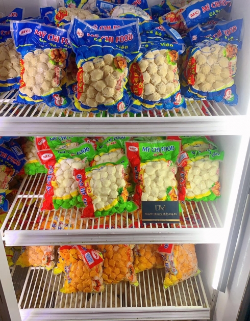 CÁ BÒ VIÊN CHIÊN XIÊN QUE MỸ CHI FOODS CHUYÊN BỎ SỈ CUNG CẤP SLL