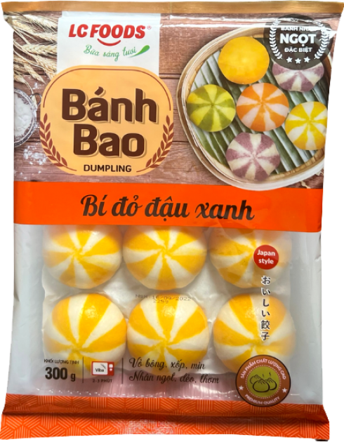 BÁNH BAO BÍ ĐỎ ĐẬU XANH 240G - VF