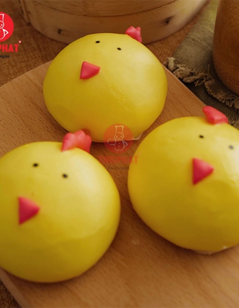 BÁNH BAO NHÂN HÌNH CHIM VÀNG 4 CON - THỌ PHÁT