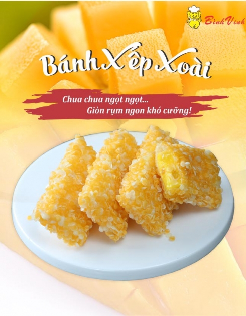 BÁNH XẾP XOÀI 250G - BÌNH VINH