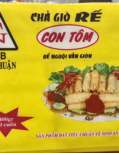 CHẢ GIÒ RẾ CON TÔM 400G - NHƠN THUẬN