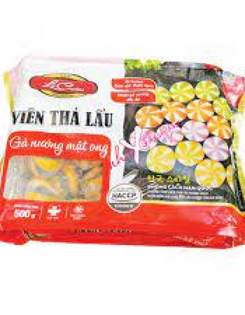 VIÊN THẢ LẨU GÀ NƯỚNG MẬT ONG 500G - VF