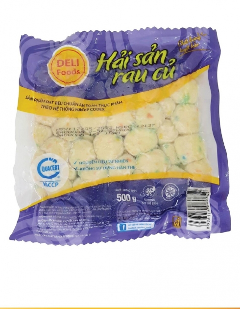 HẢI SẢN RAU CỦ 500G - DELI VF