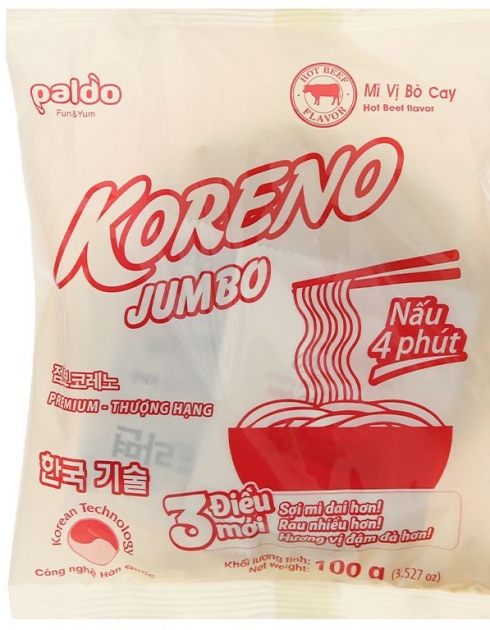 MỲ KHÔNG GIA VỊ JUMBO - KORENO