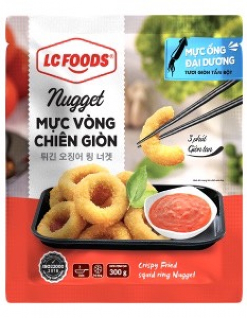 NGGET MỰC VÒNG CHIÊN GIÒN 300G - VF