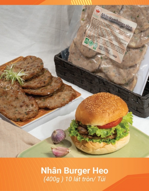 NHÂN BURGER HEO 500G - TÂN VĨNH PHÁT