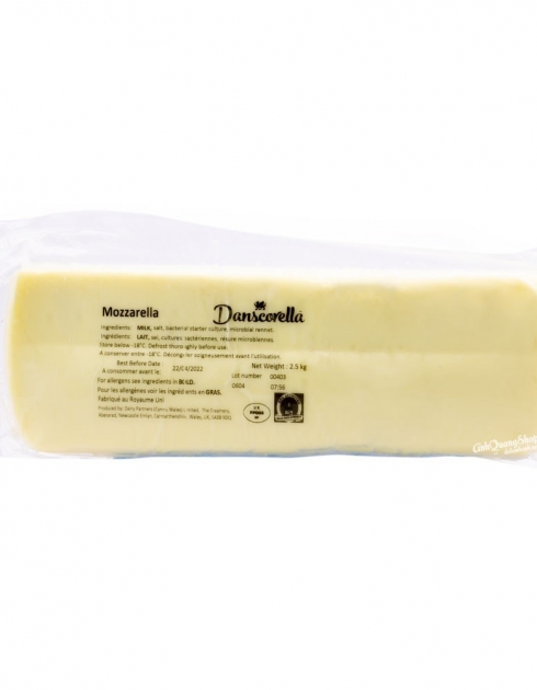 Pho mai Mozzarella Danscorella Anh 2,5kg