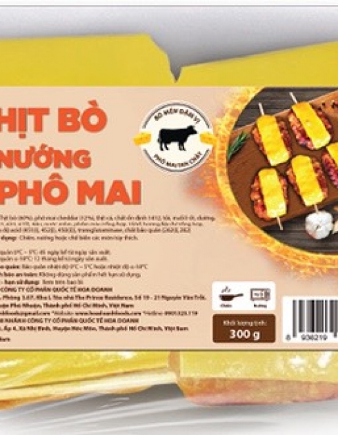 THỊT BÒ NƯỚNG PHÔ MAI 300G - HOA DANH